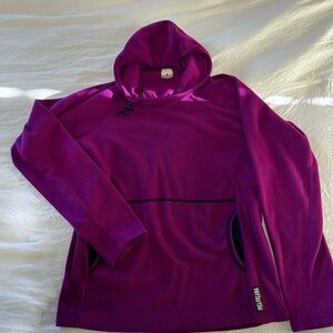 Melanzana - microgrid hoodie - Mens Medium - purple